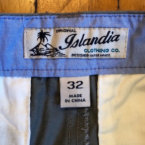 Islandia Clothing Co. Shorts Grey Men 32 - Picture 3 of 4